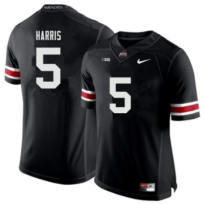 Men's Ohio State Buckeyes #5 Jaylen Harris Black Nike NCAA College Football Jersey Special YJX7744YH